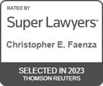 Christopher E. Faenza badge 2023 Super Lawyers