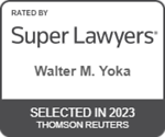 Walter Yoka Badge 2023 Super Lawyers