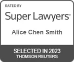 Alice Chen Smith badge 2023 Super Lawyers