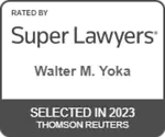 Walter Yoka Badge 2023 Super Lawyers