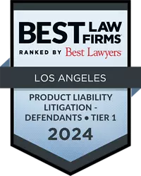 YOKA | SMITH recognized by Best Law Firms - 2024; Product Liability Defendants
